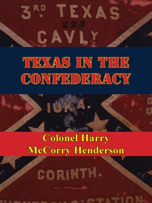 cover image of Texas In the Confederacy